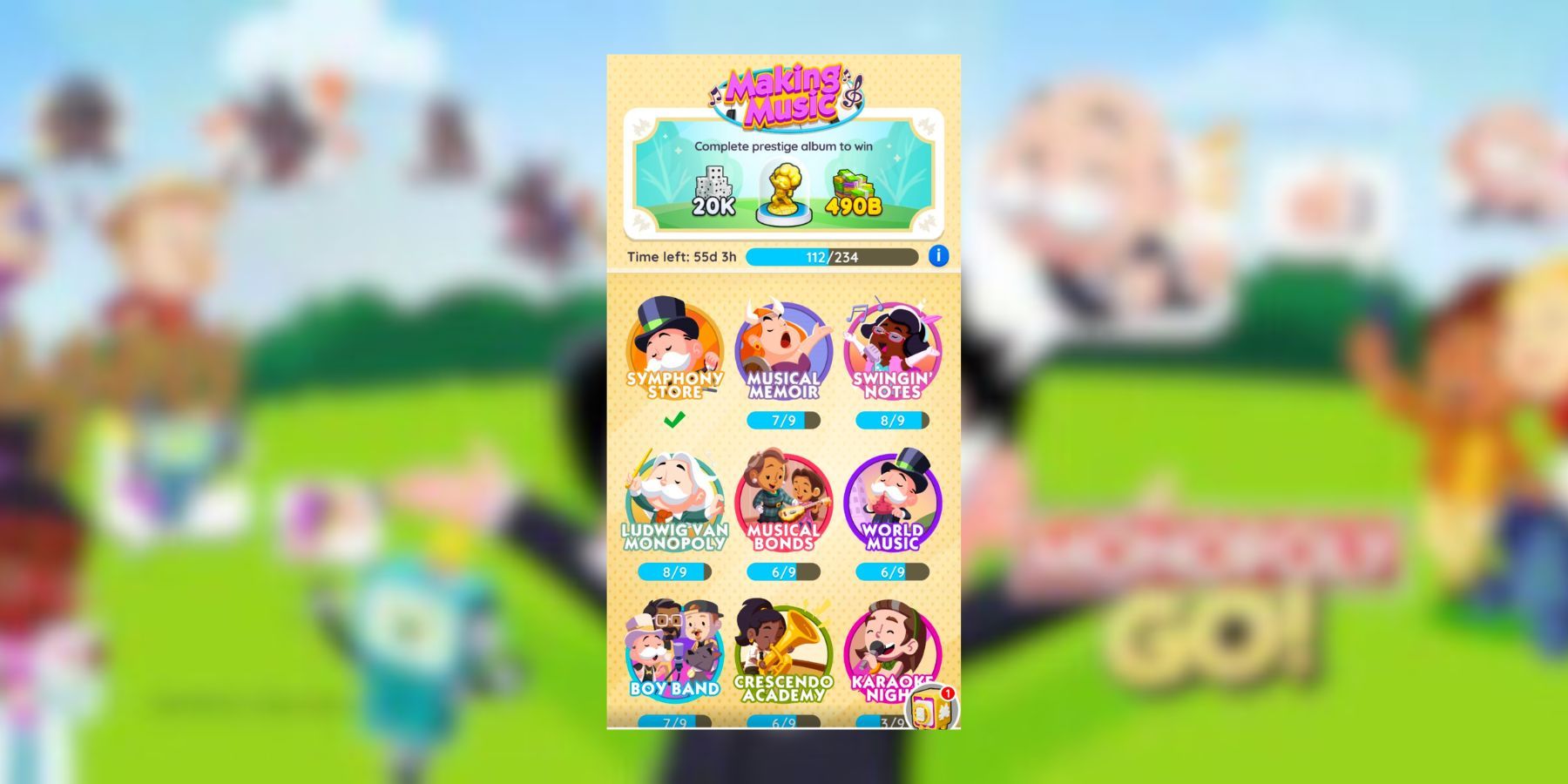 Monopoly GO: Making Music Stickers and Rewards