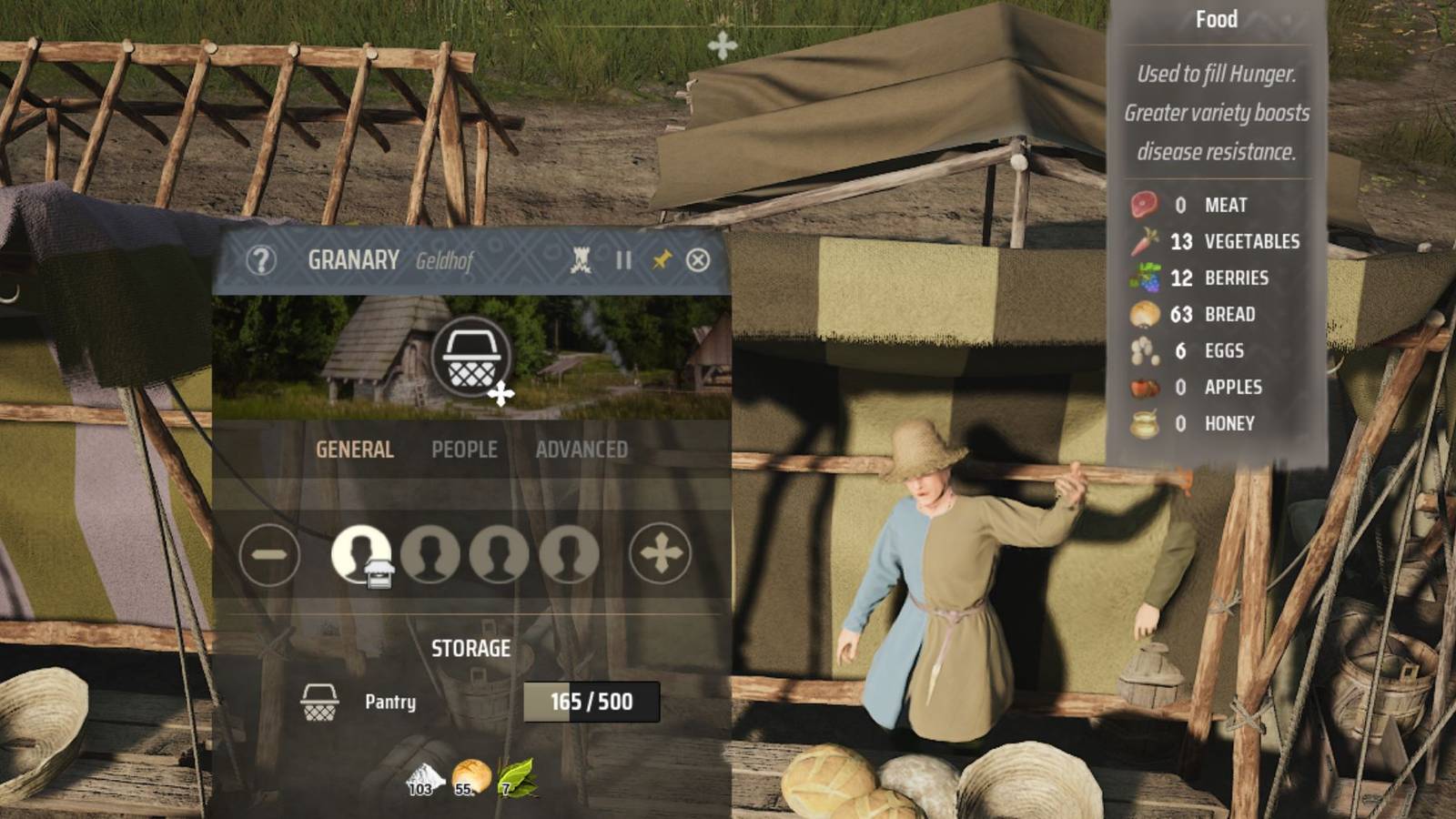 The Granary in Manor Lords