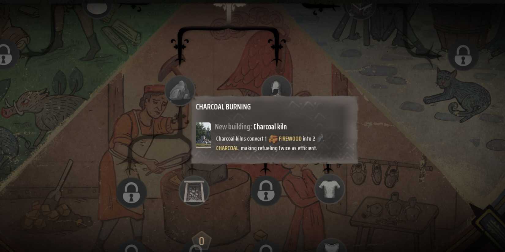 Manor Lords Charcoal Burning Development