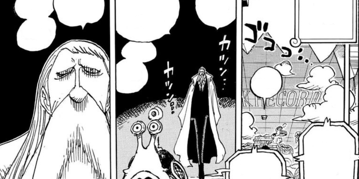 One Piece 1112: Пять Старейшин доминируют над Яйцеголовым