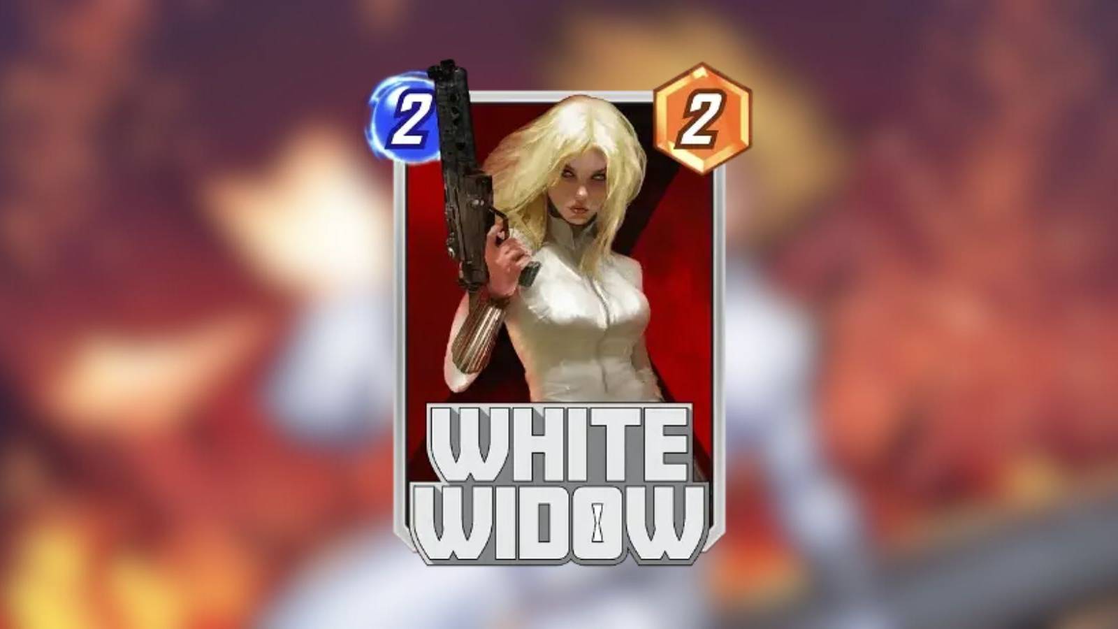 a variant of white widow in marvel snap.
