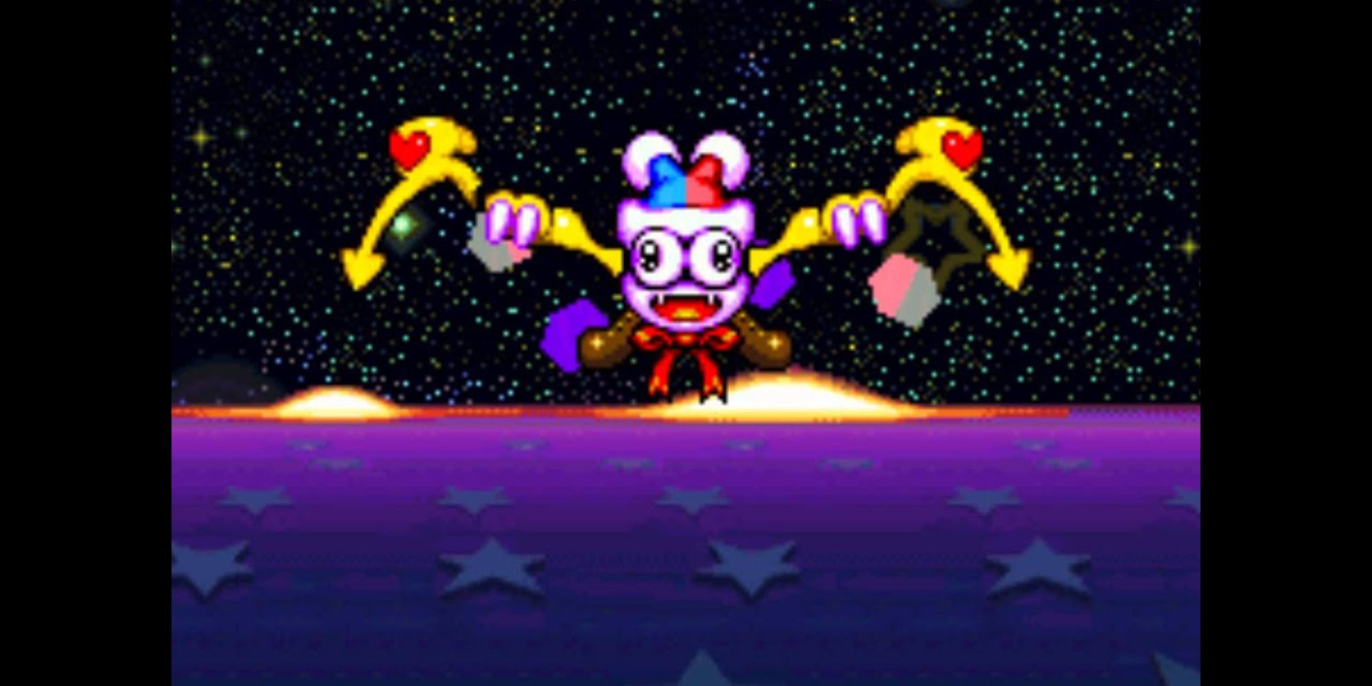 Marx in his true winged form in Super Star
