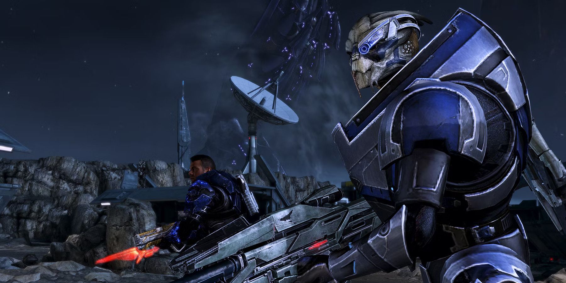 Mass Effect 3 Garrus and James Vega On the Moon