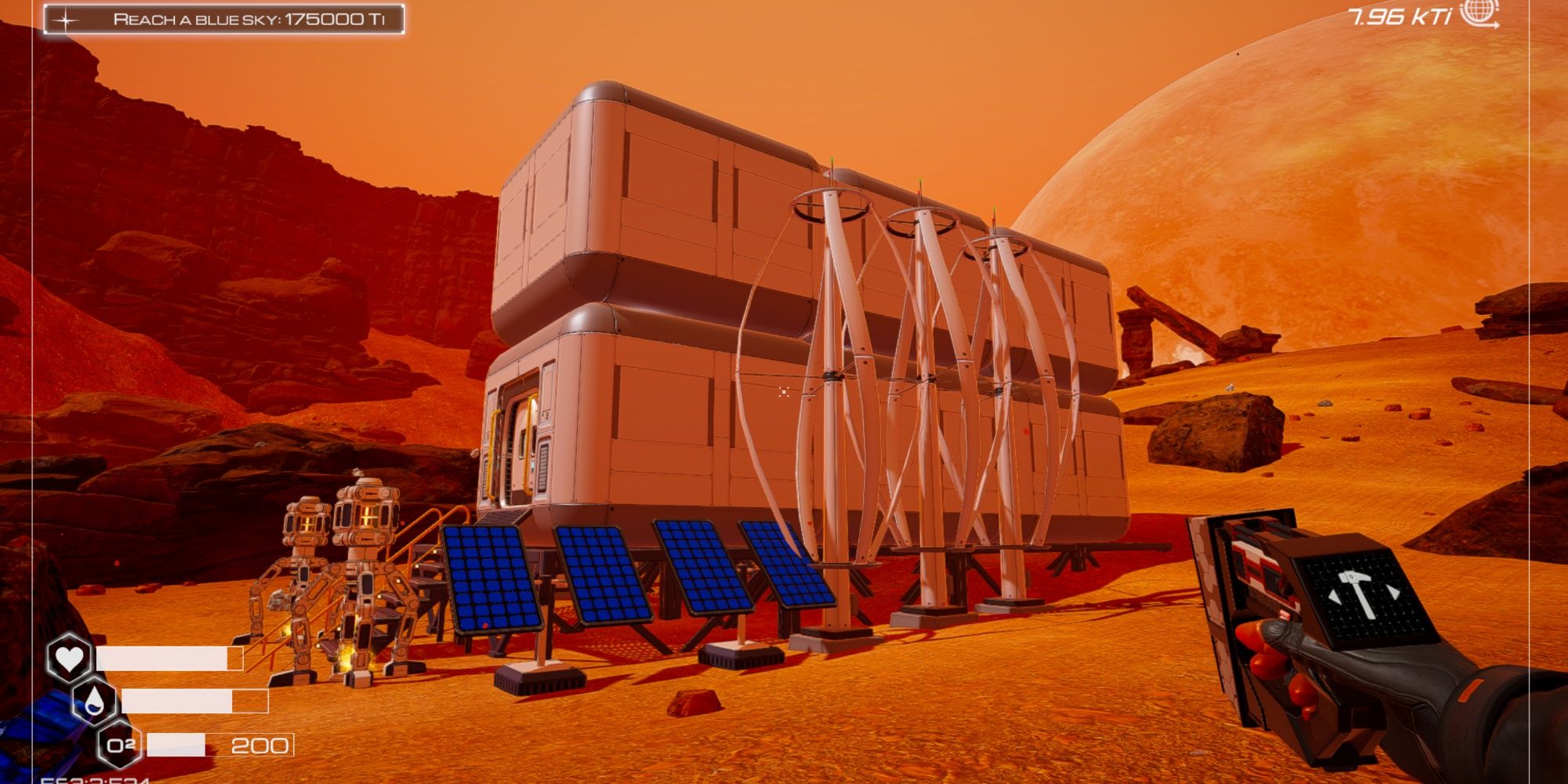 Mass Terraforming Preparation Base In The Planet Crafter