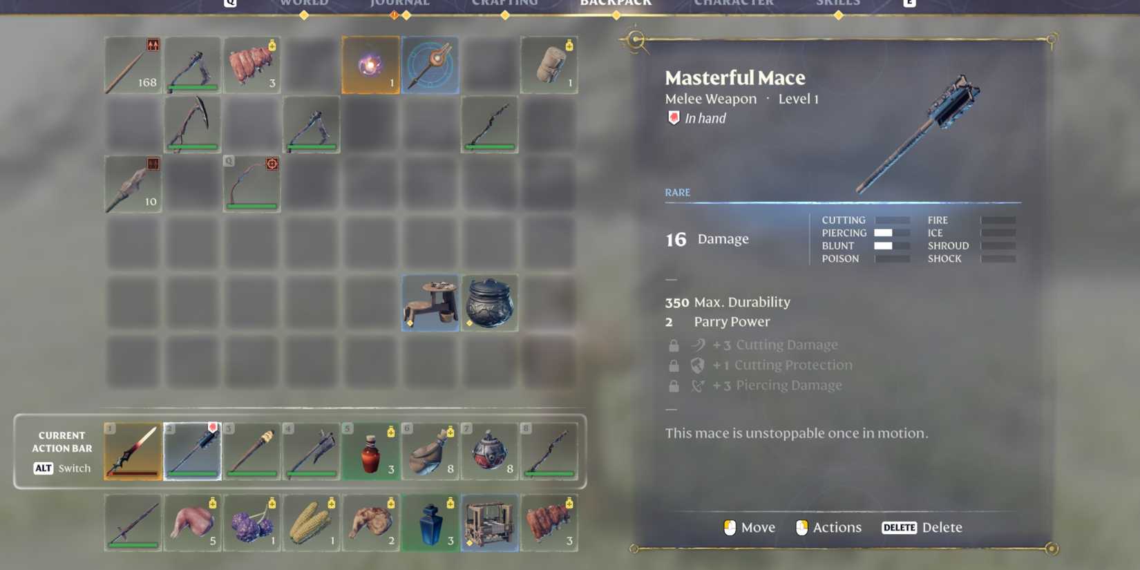 Masterful Mace Weapon For Warriors In Enshrouded