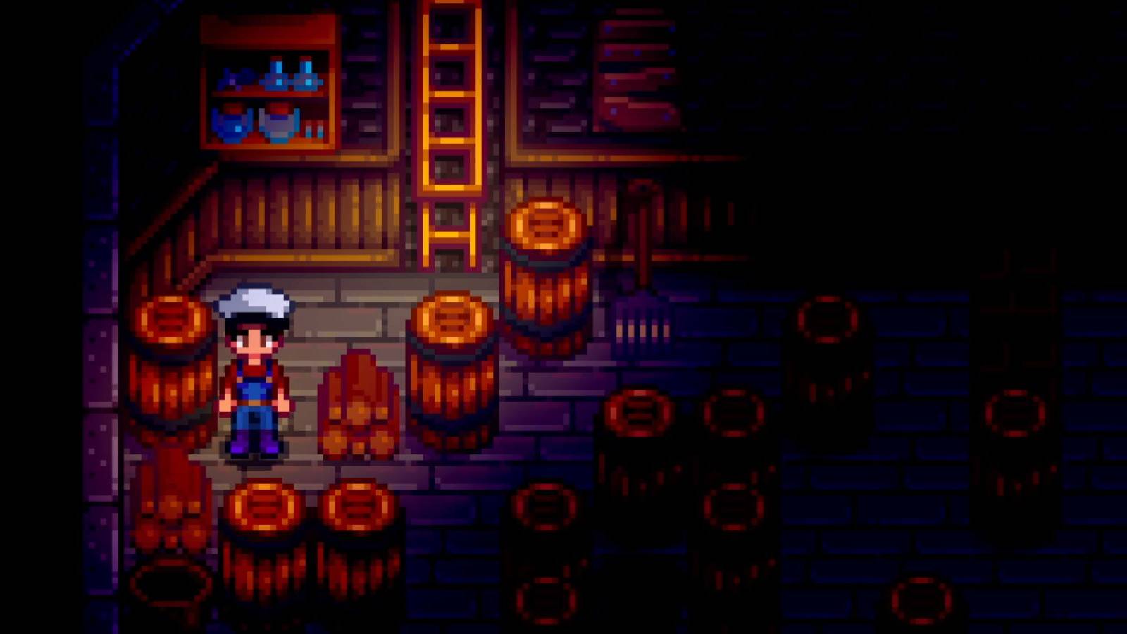 The Mayor's Basement in Stardew Valley