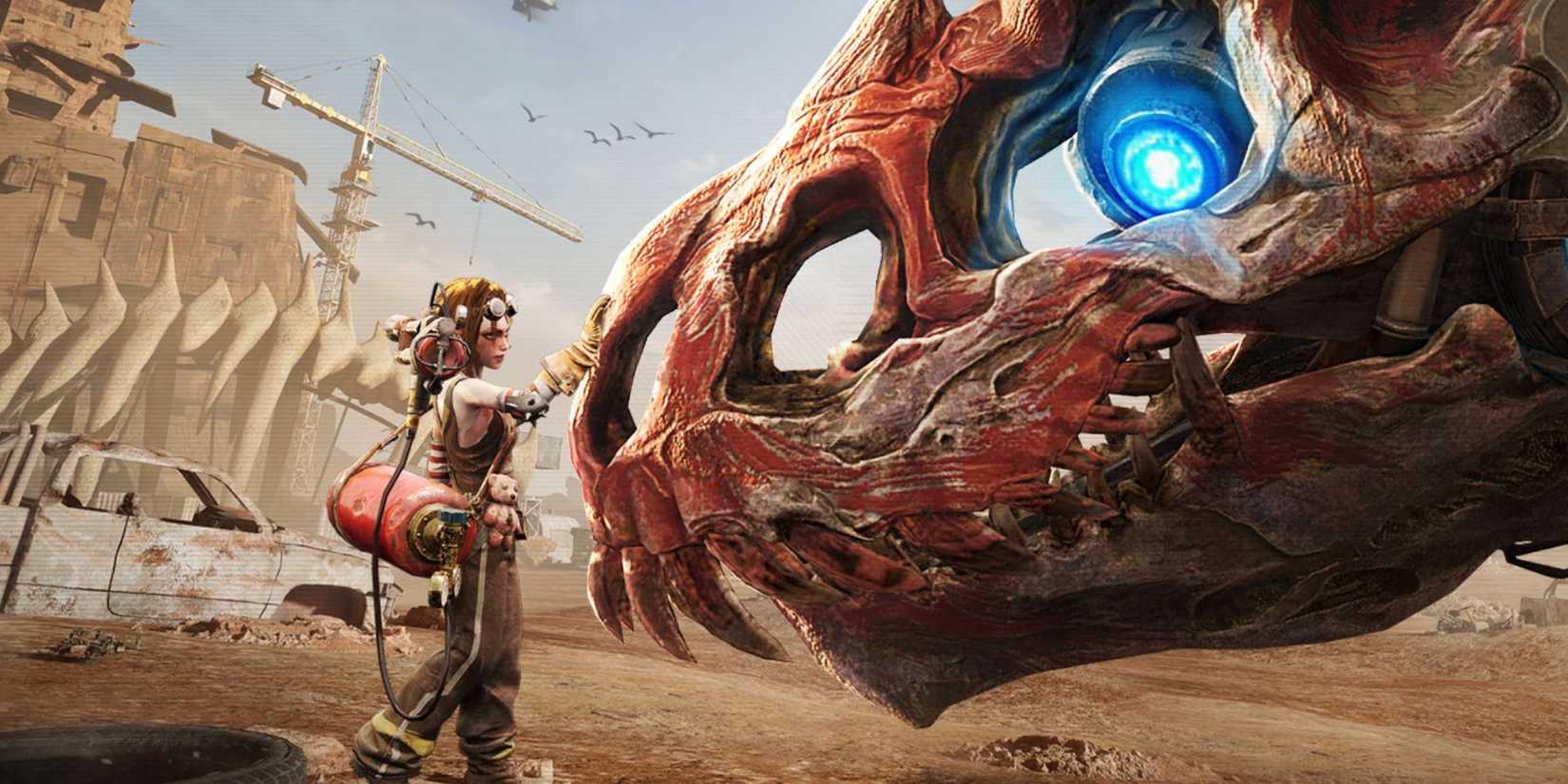 Mecha Domination: character and dinosaur