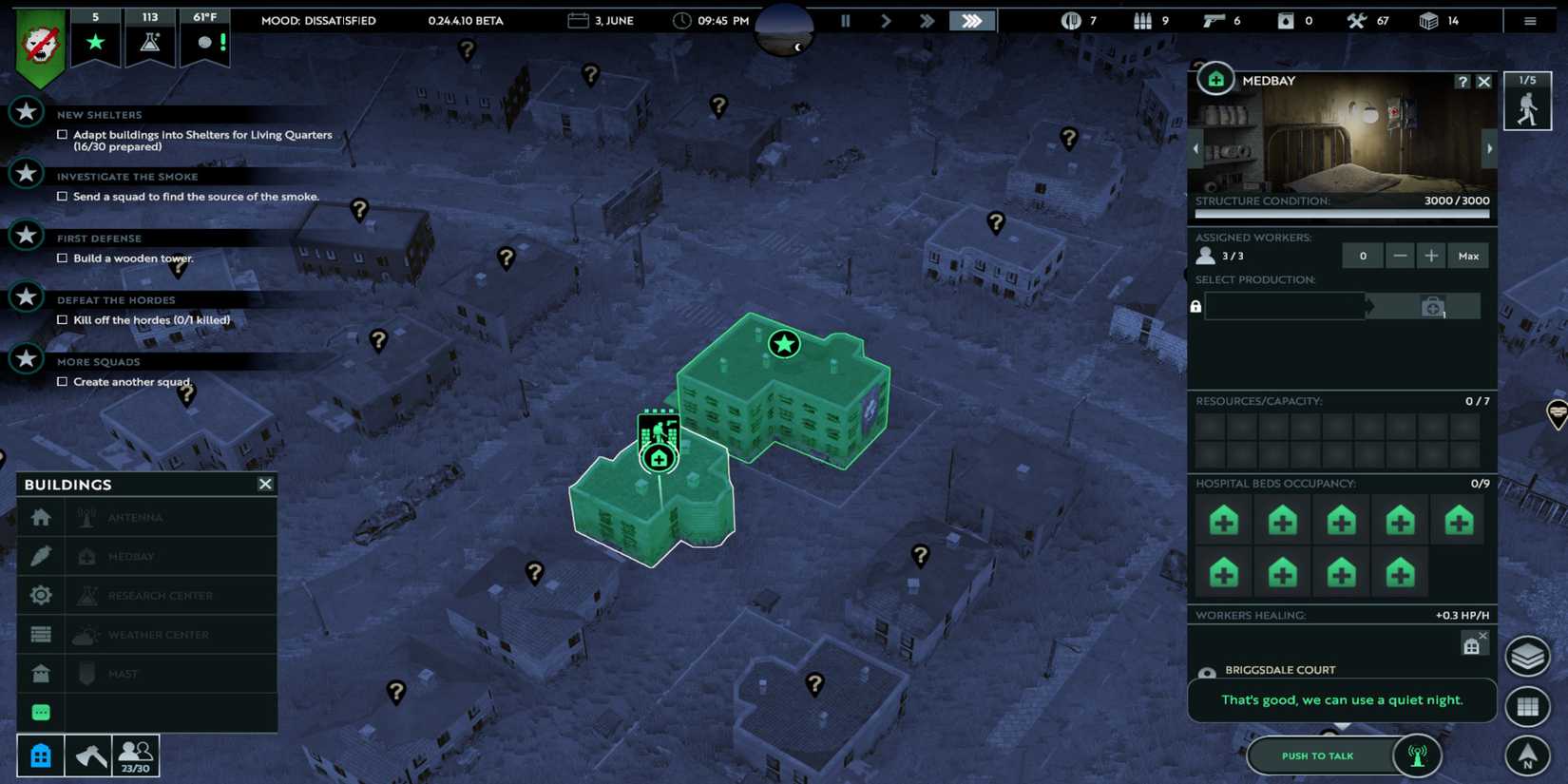 Medbay Infection Free Zone