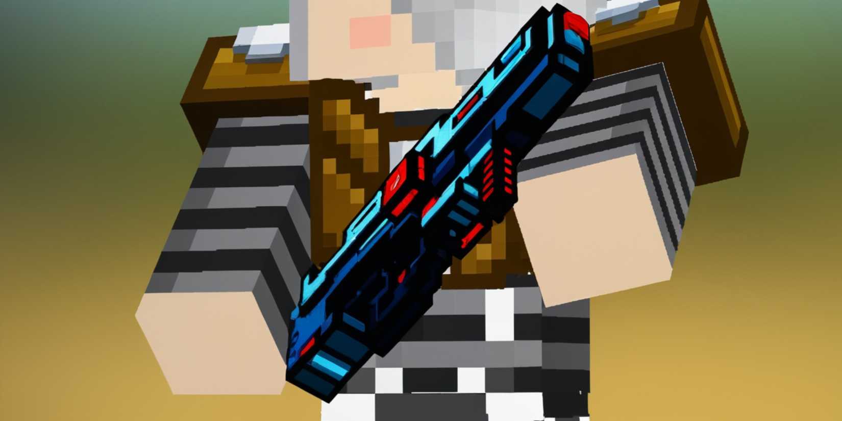 Mega Gun Primary Weapon Pixel Gun 3D