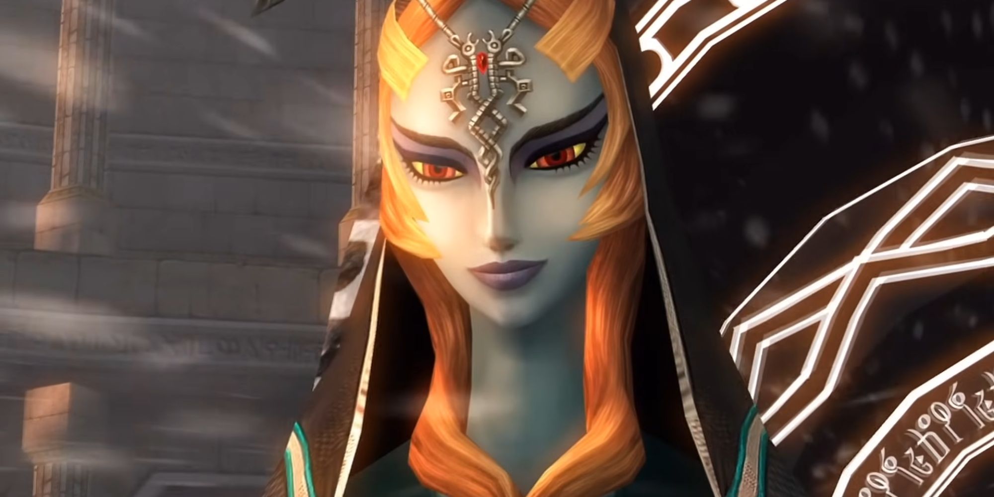 Midna goes back to the Twilight Realm.