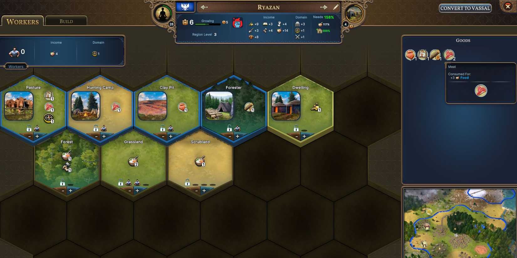 meeting the needs of a regoin in Millennia