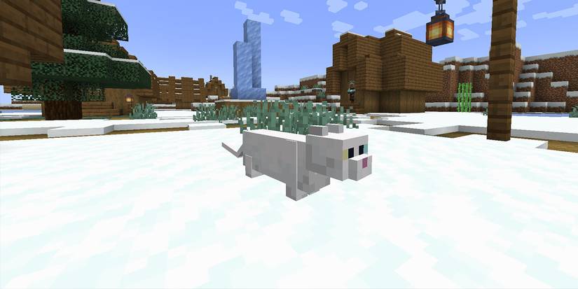 Minecraft Cat White