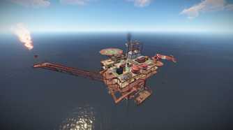 Rust Oil Rig Minecraft Minecraft Player Builds the Oil Rig Monument From Rust