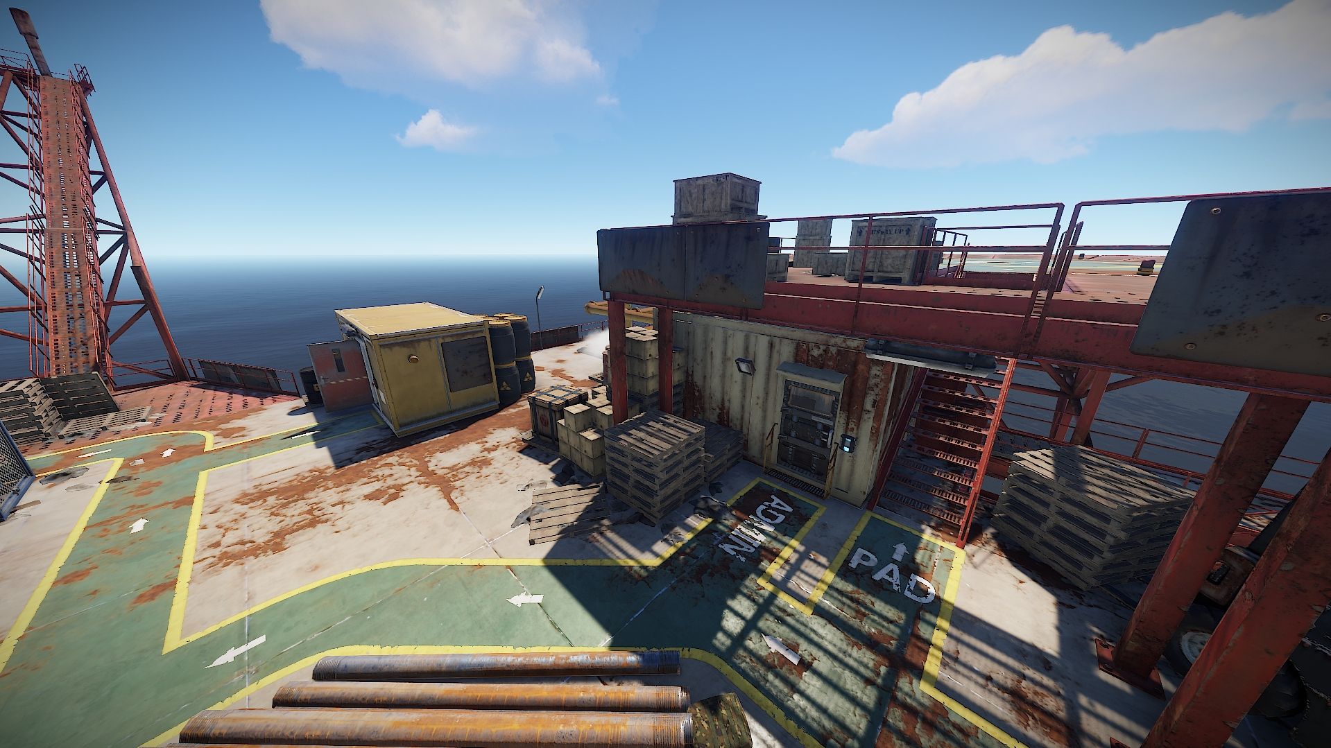 Minecraft Player Builds the Oil Rig Monument From Rust