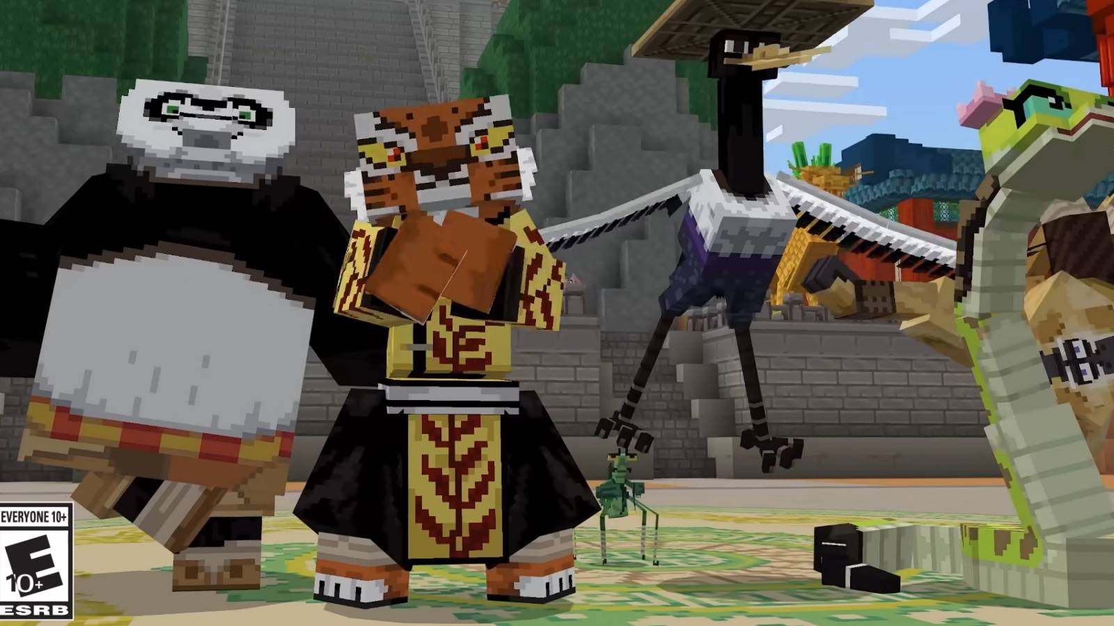 Minecraft Releases Kung Fu Panda DLC