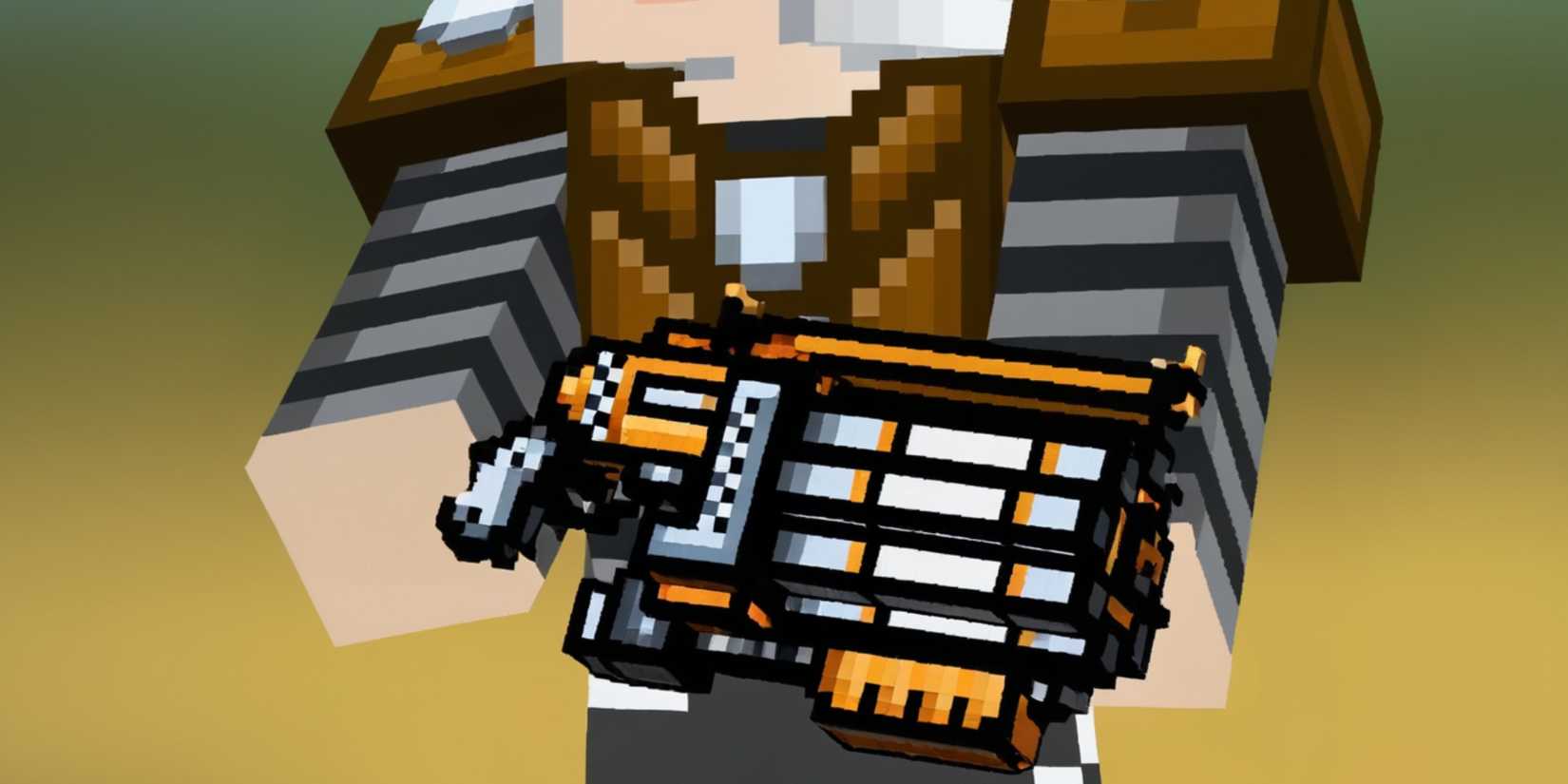 Minigum Shotgun Primary Weapon Pixel Gun 3D