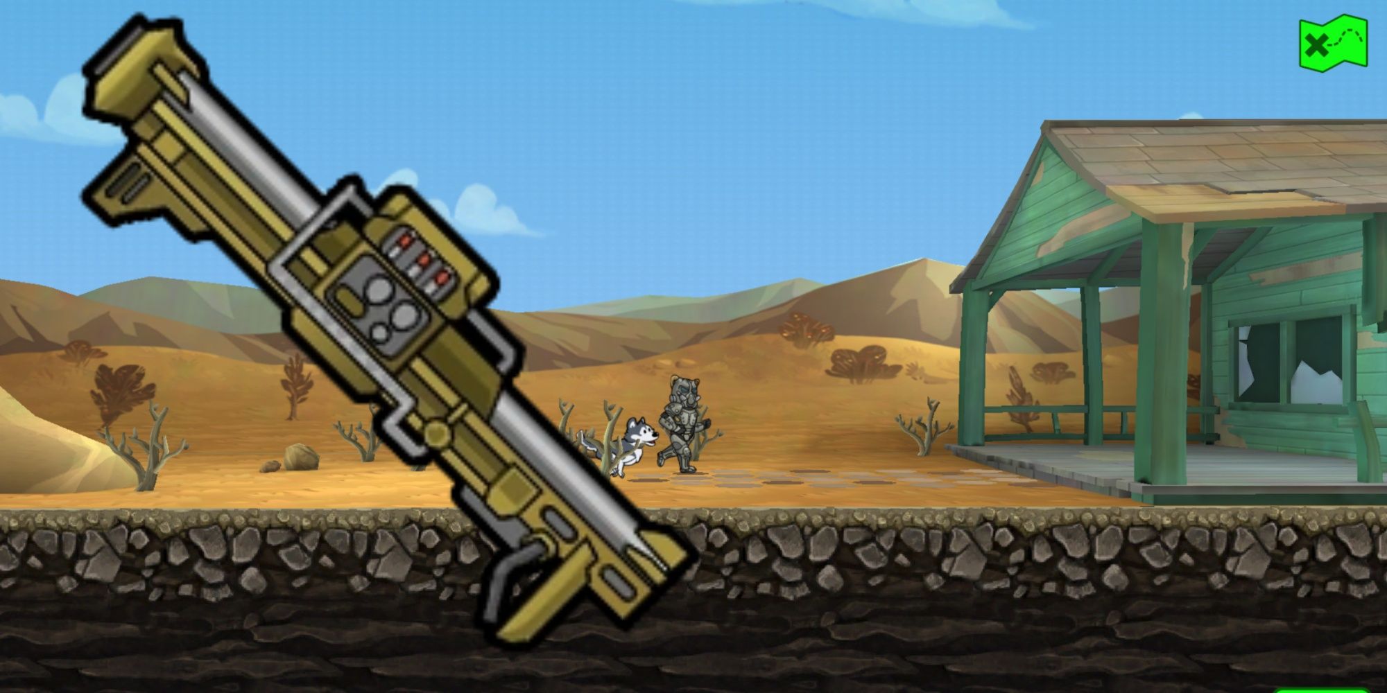 Miss Launcher Weapon In Fallout Shelter