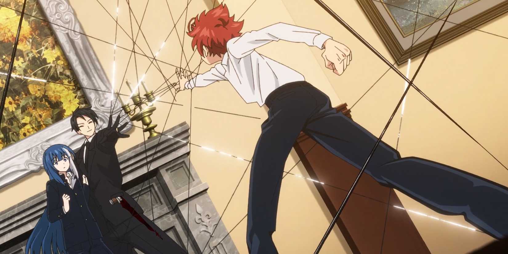 mission yozakura family episode 1 taiyou reaching for ring while mutsumi and kyouichirou watch