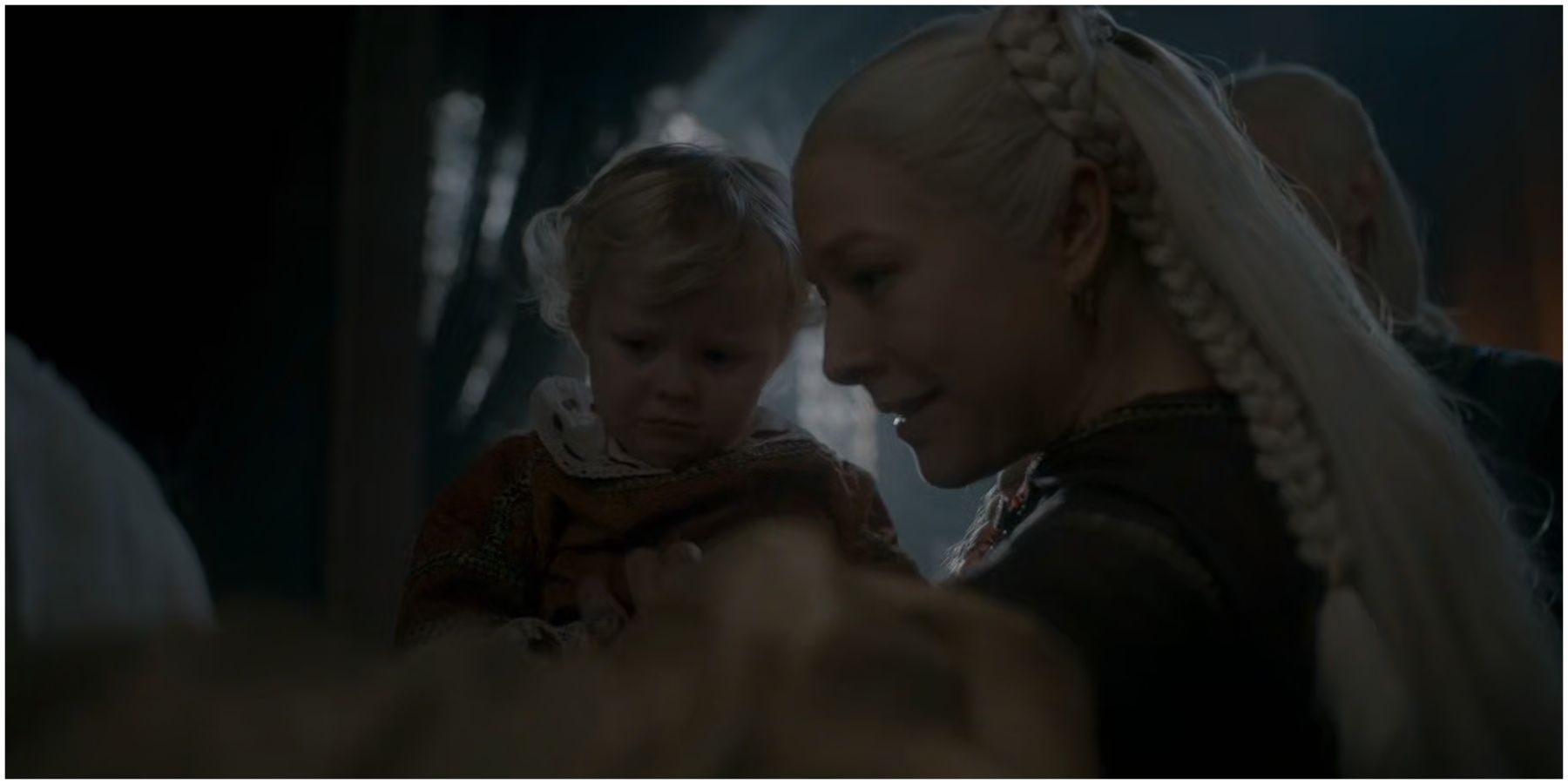 Prince Viserys and Rhaenyra Targaryen in House of the Dragon.