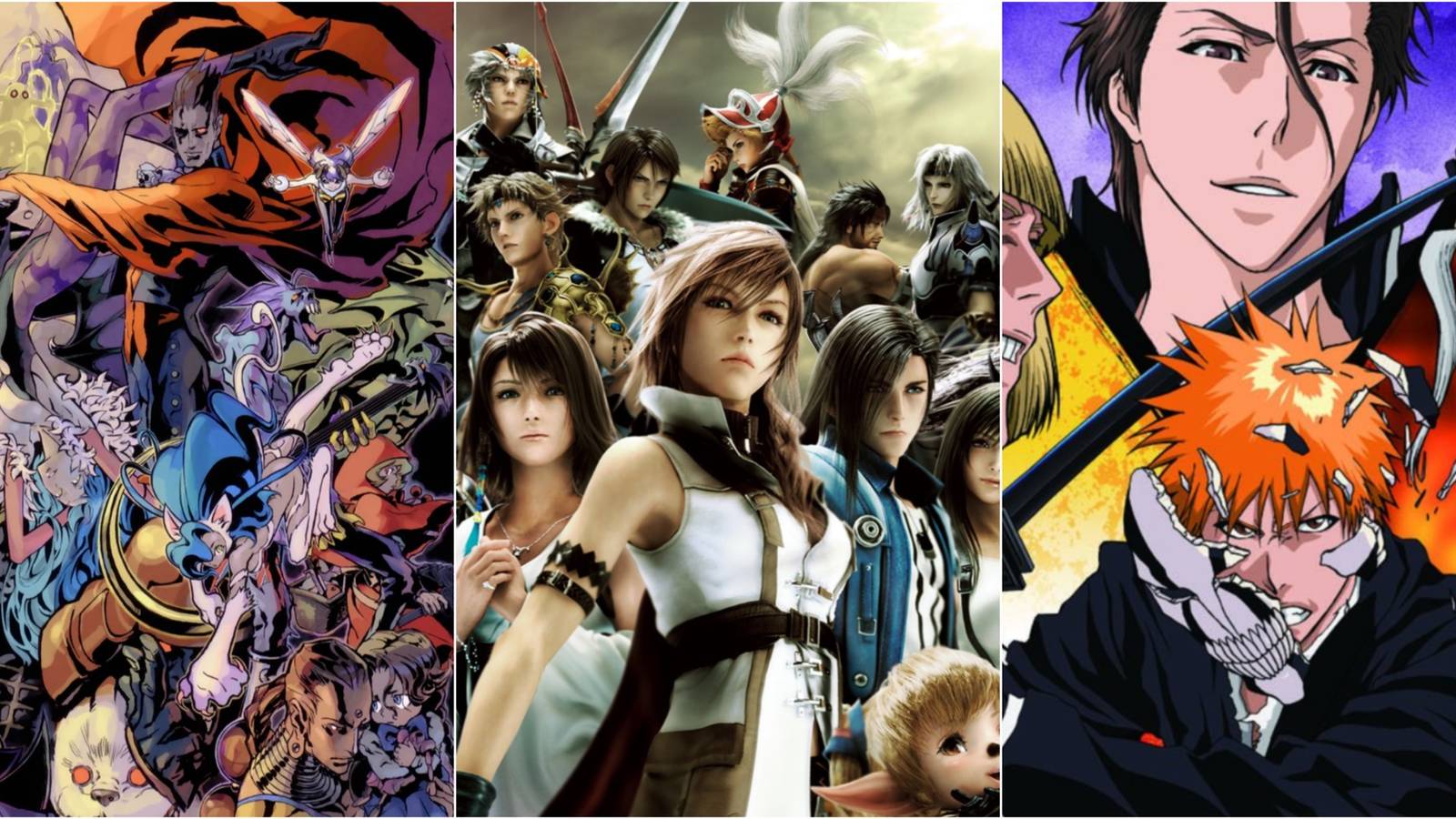 Darkstalkers, Dissidia 012, Bleach Heat The Soul 7 
