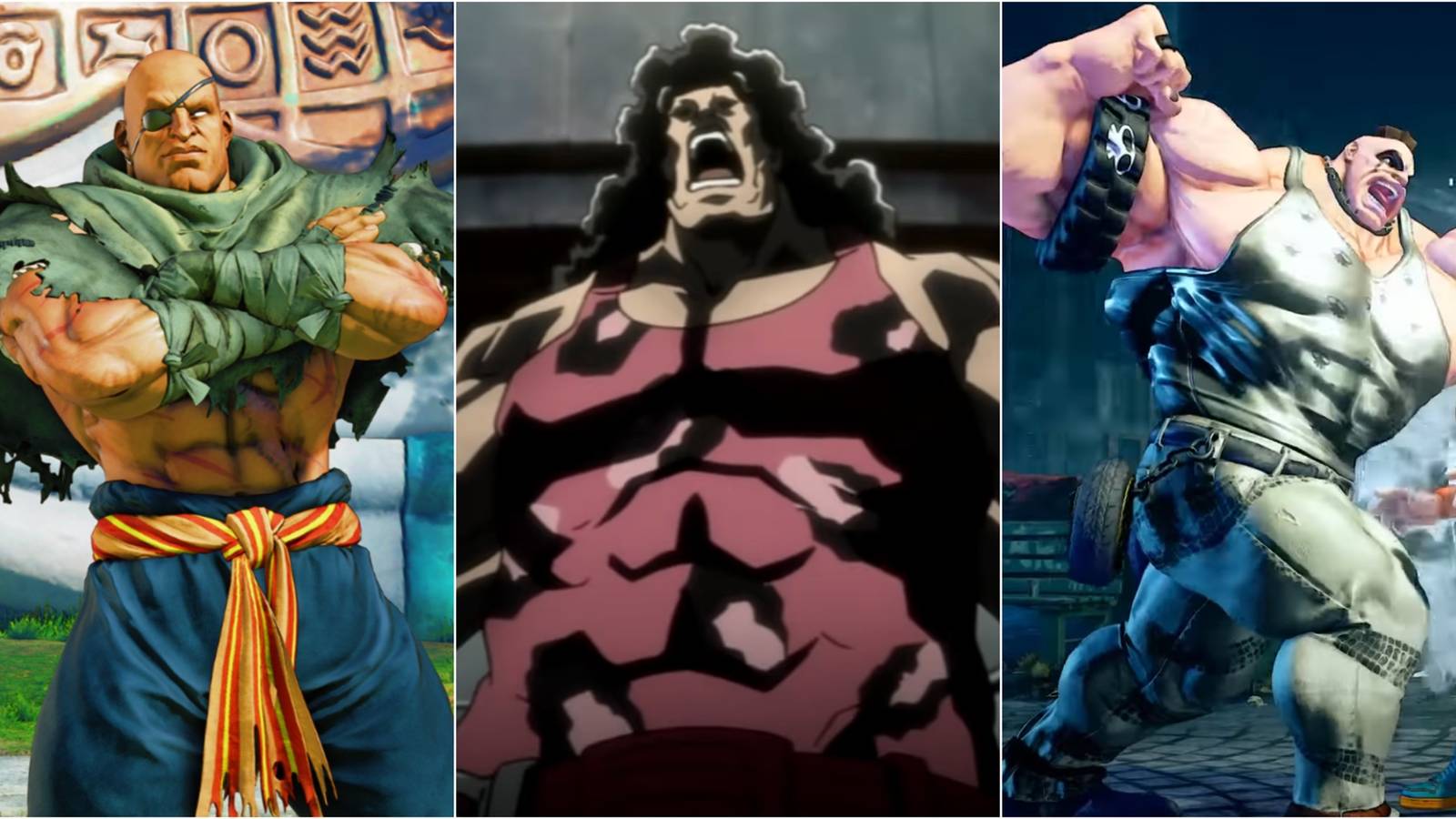 Sagat, Hugo and Abigail 