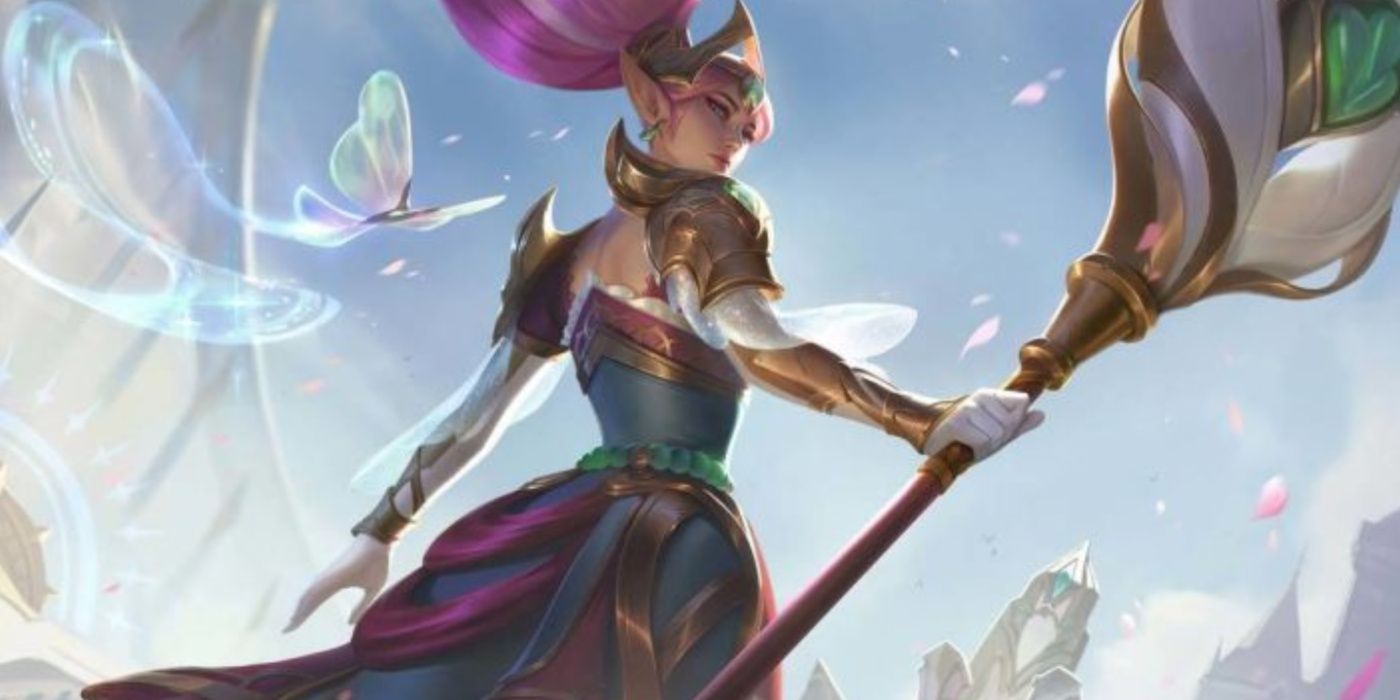 League of Legends Battle Queen Janna splash art