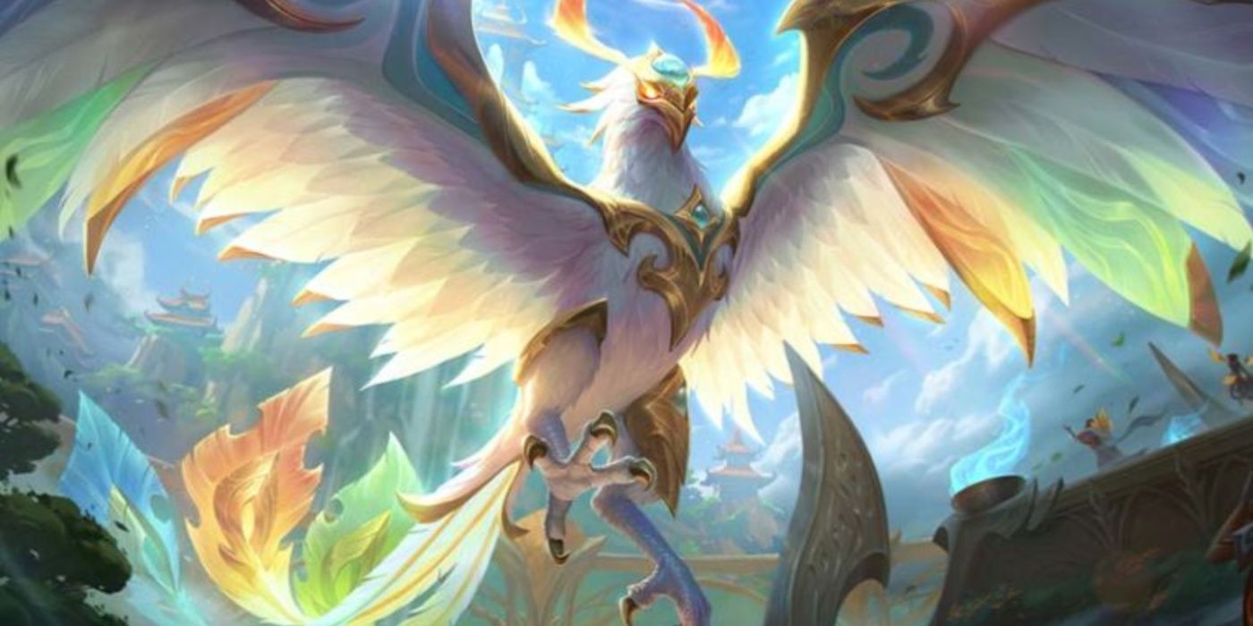 League of Legends Divine Phoenix Anivia splash art