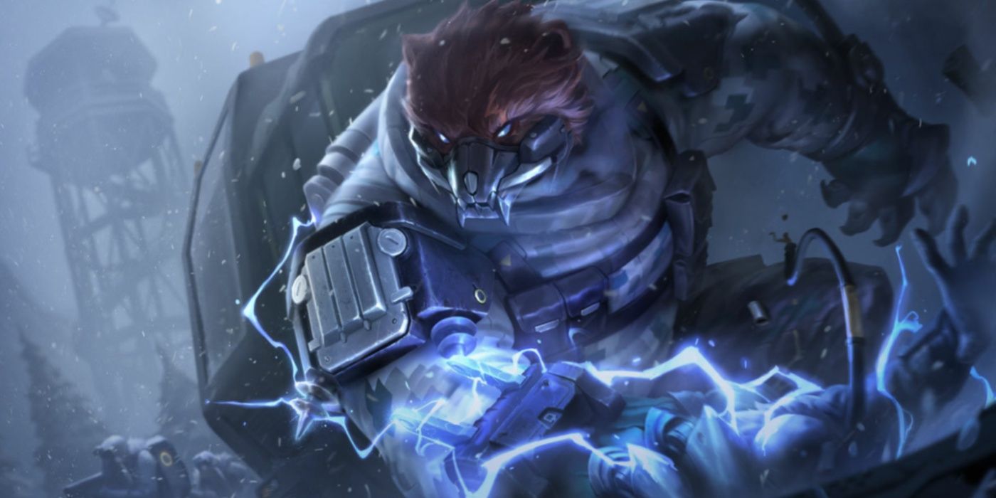 League of Legends Northern Storm Volibear skin splash art