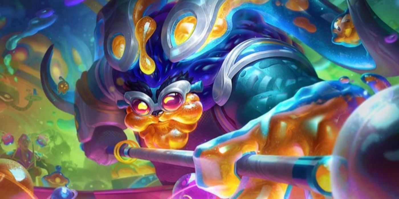 League of Legends Space Groove Ornn skin splash art