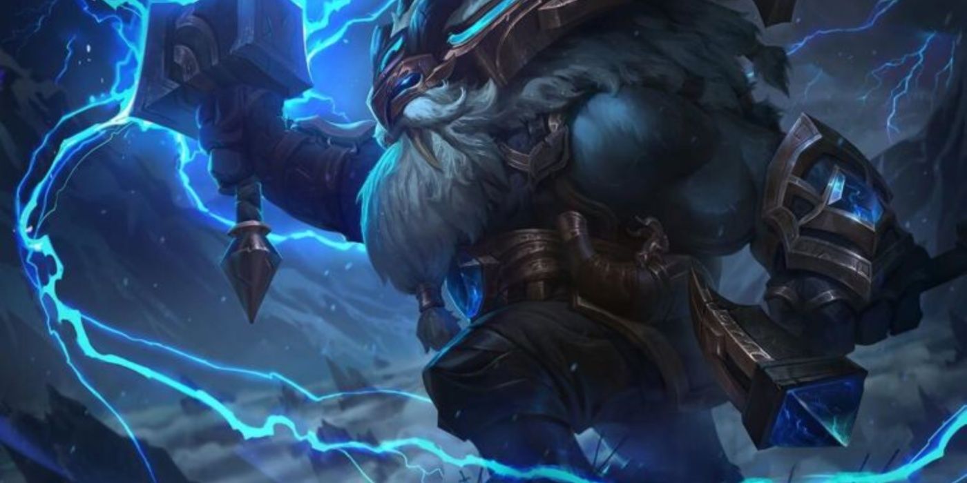 League of Legends Thunder Lord Ornn skin splash art