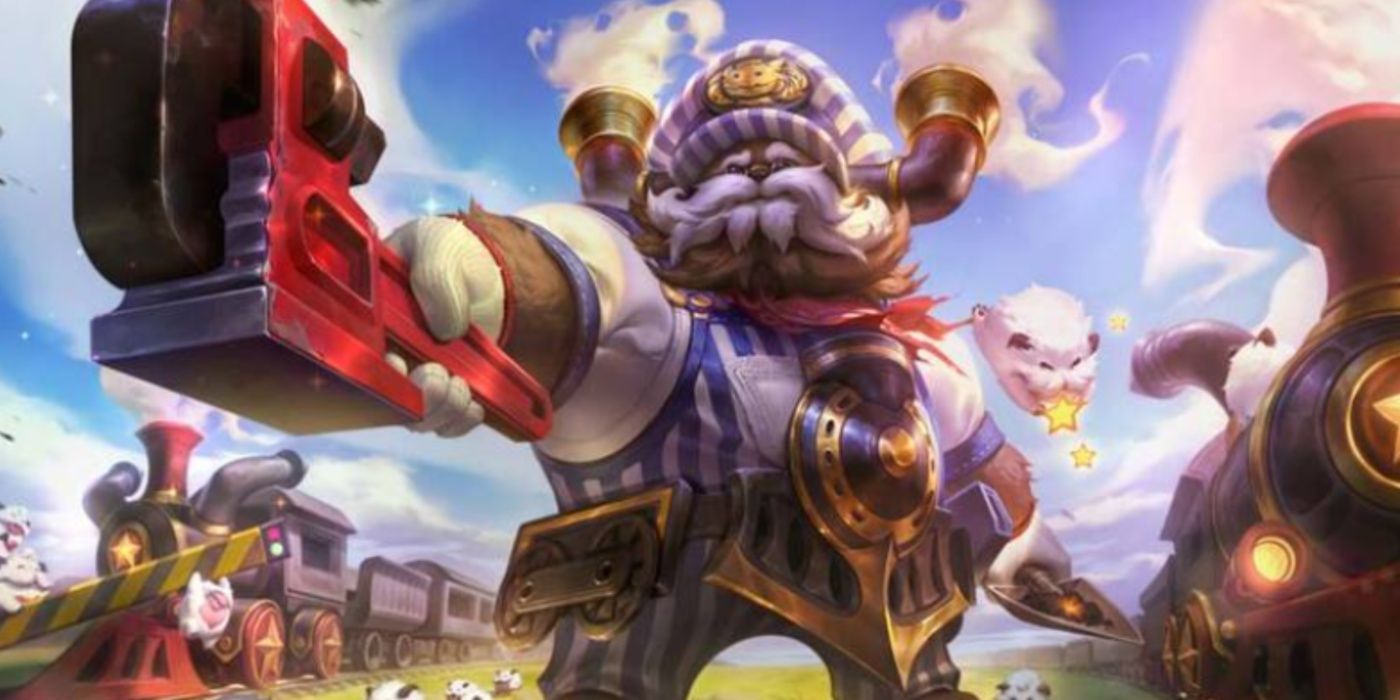 League of Legends Choo-Choo Ornn skin splash art