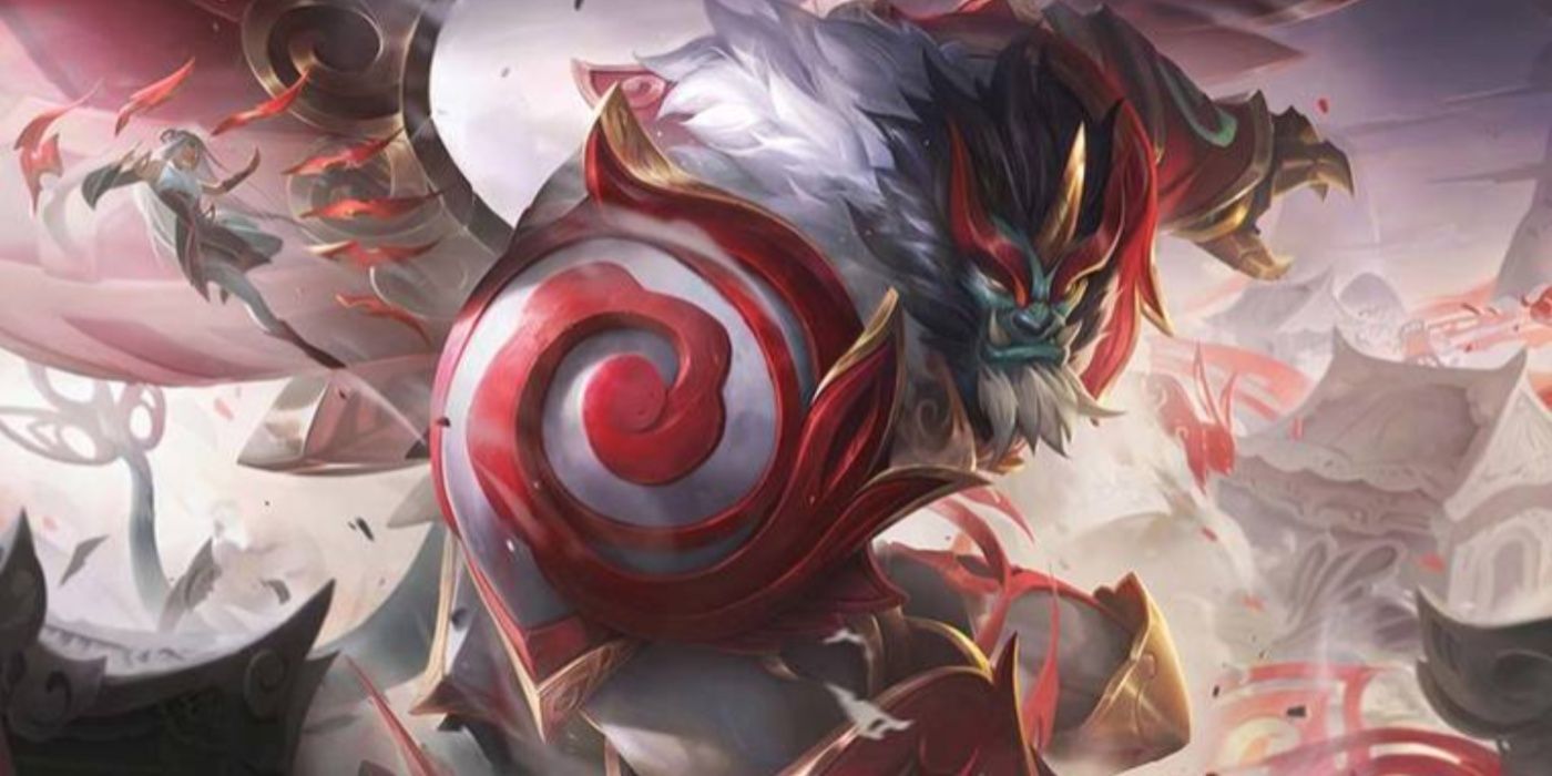 League of Legends Mythmaker Galio splash art