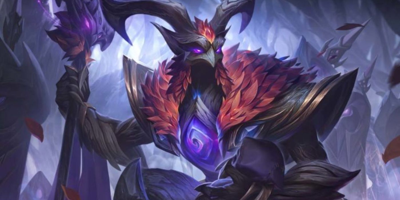 League of Legends Elderwood Azir skin splash art