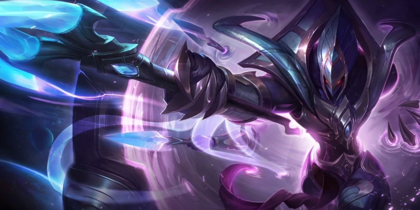 League of Legends Galactic Azir skin splash art