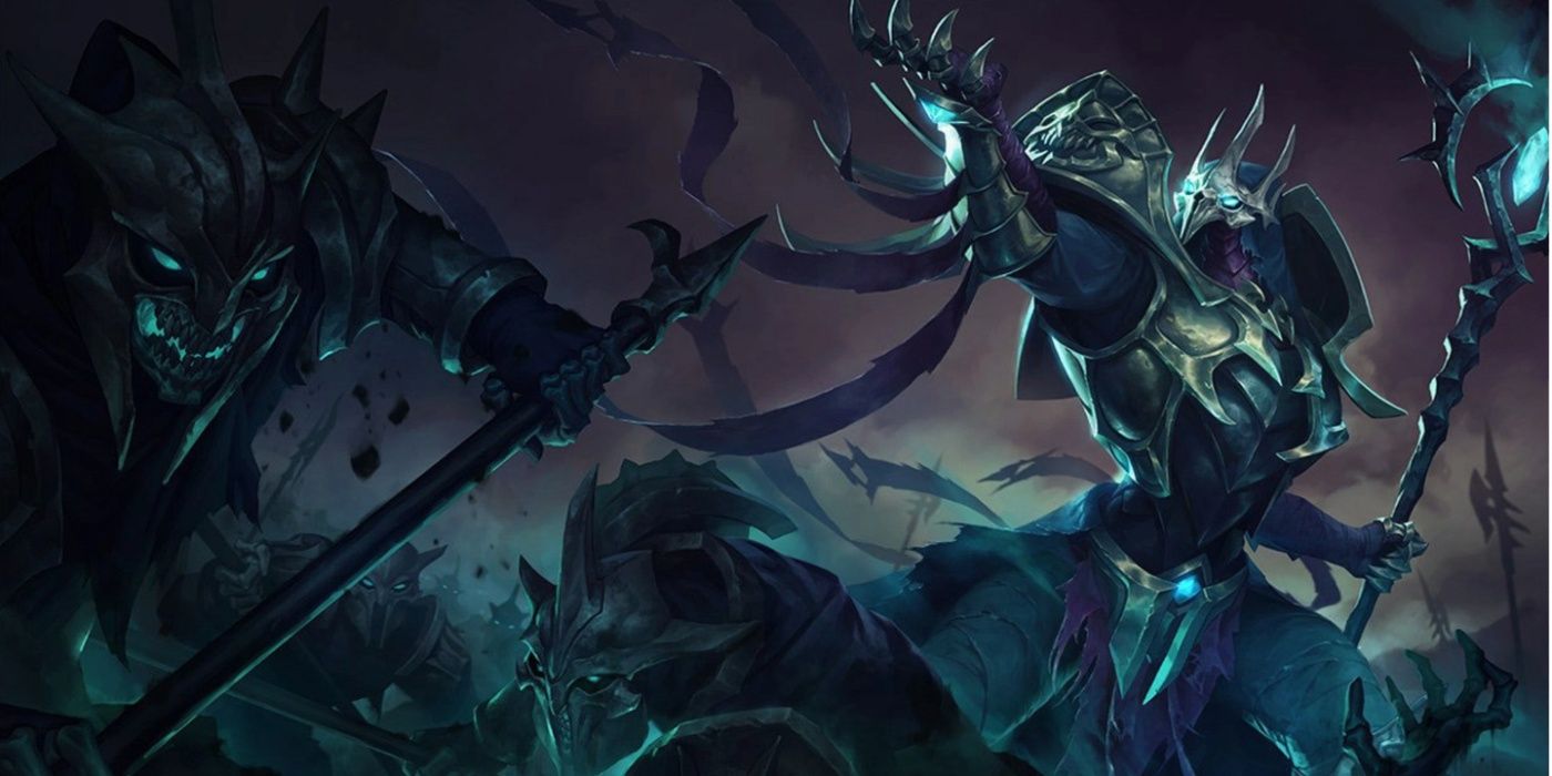 League of Legends Gravelord Azir skin splash art