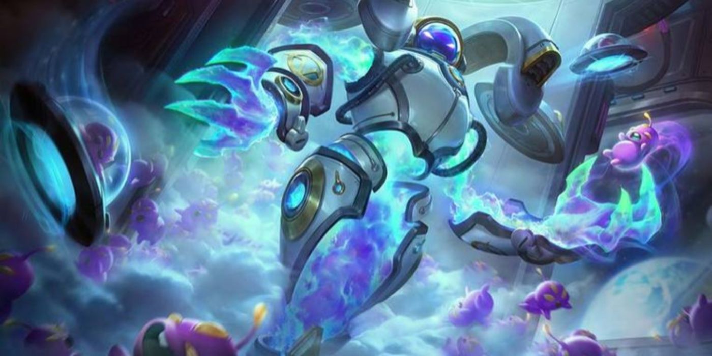 League of Legends Astronaut Xerath skin splash art