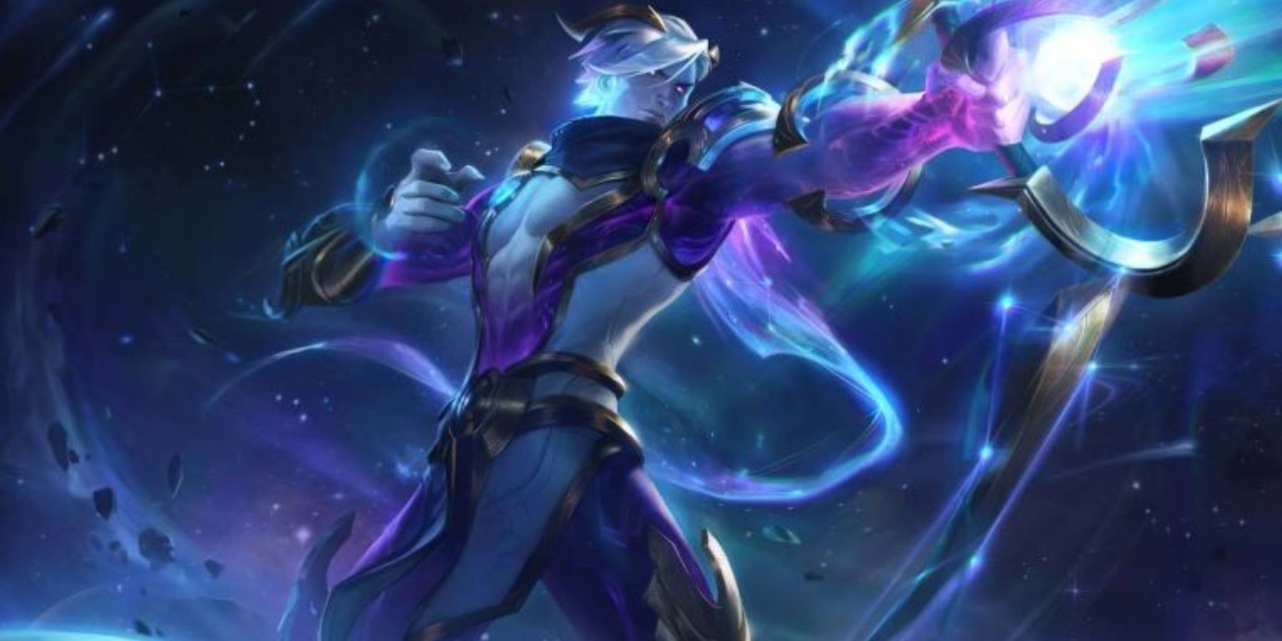 League of Legends Cosmic Hunter Varus splash art