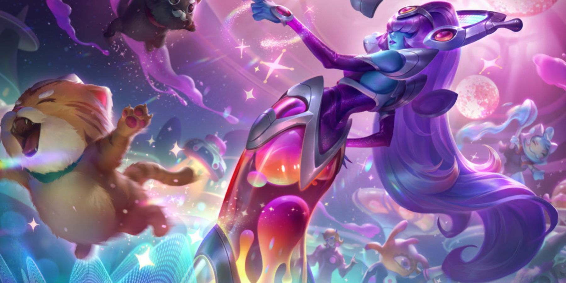 League of Legends Space Groove Lissandra Splash Art