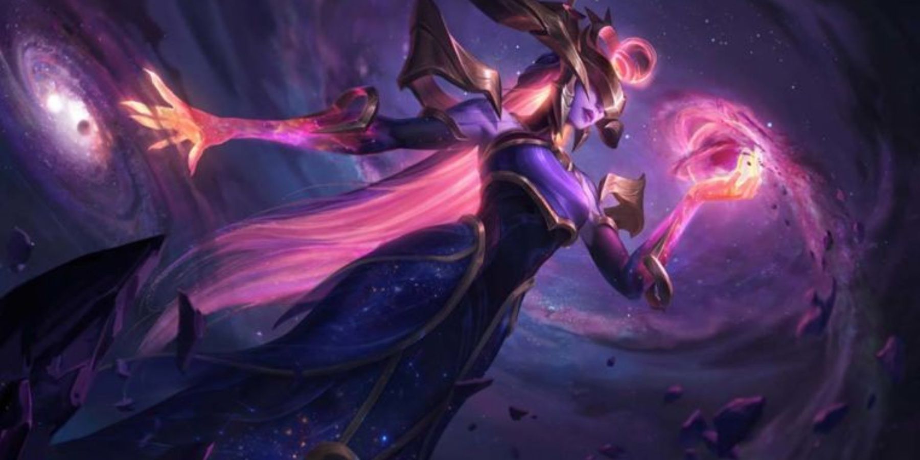 League of Legends Dark Cosmic Lissandra Splash Art