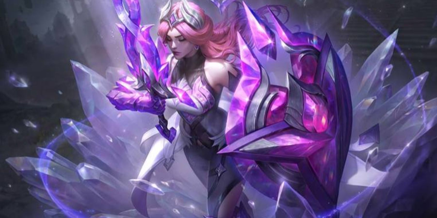 League of Legends Crystalis Motus Leona Splash Art