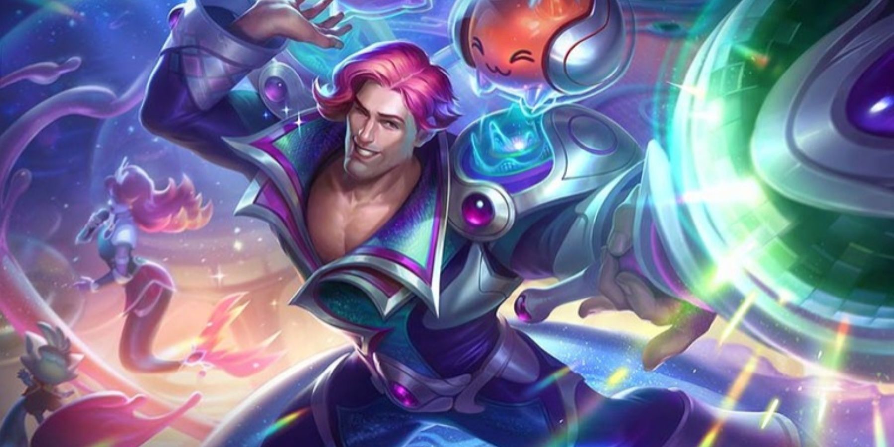 League of Legends Space Groove Taric Splash Art