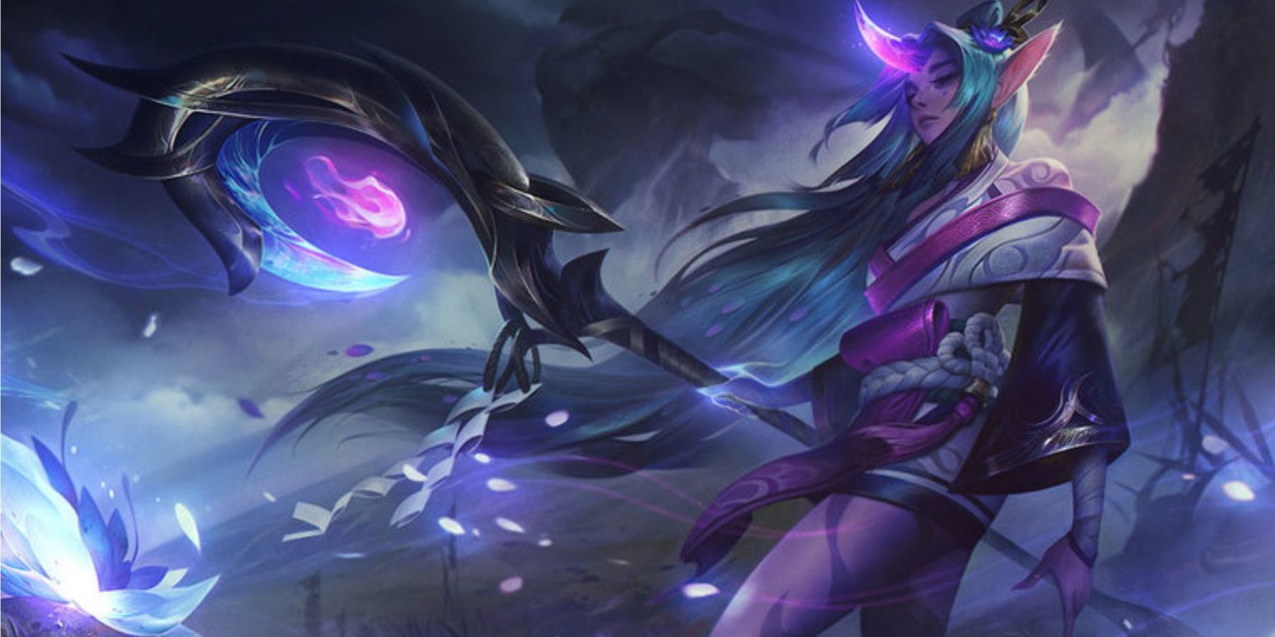 League of Legends Spirit Blossom Soraka splash art