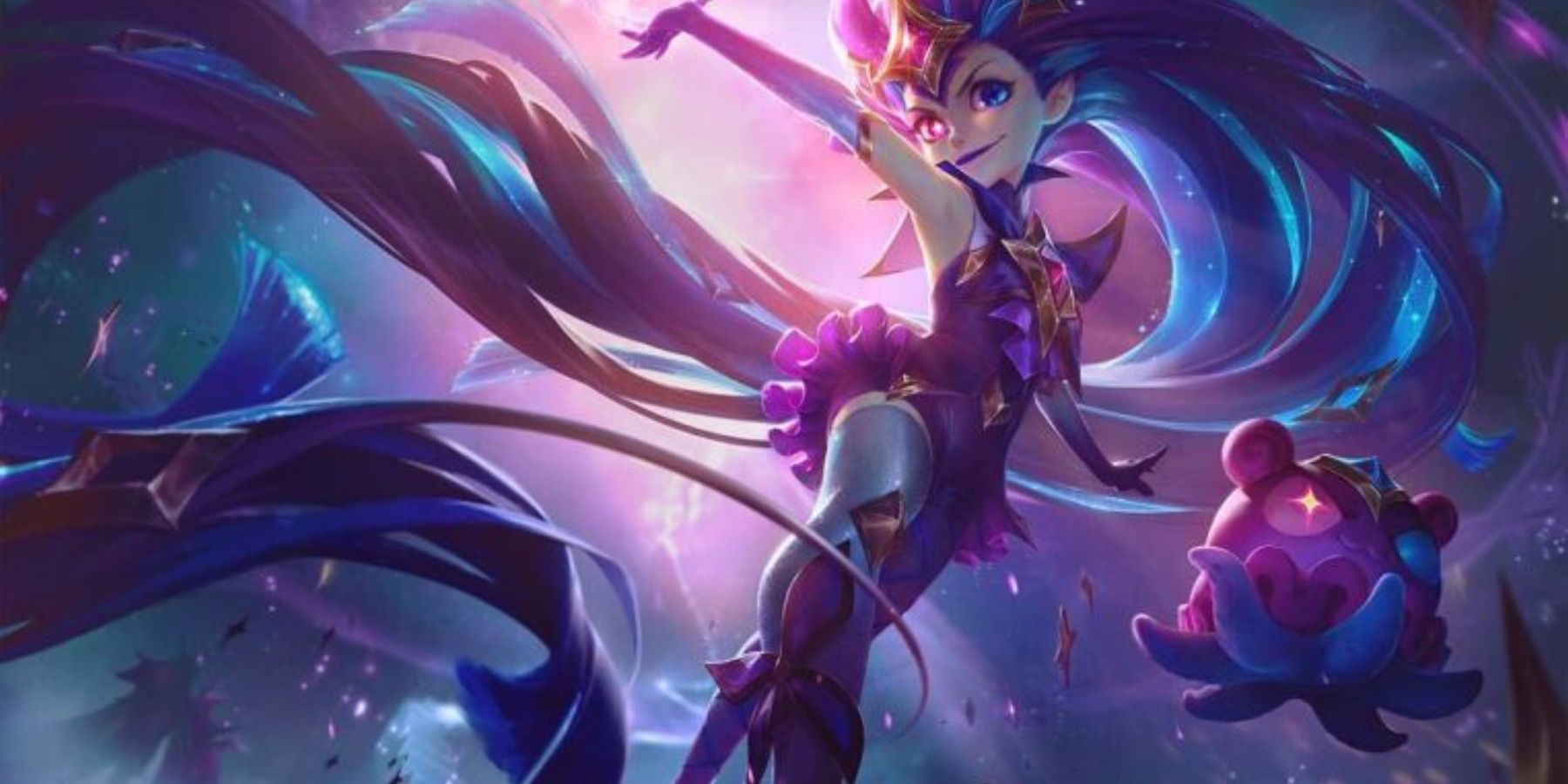 League of Legends Star Guardian Zoe splash art