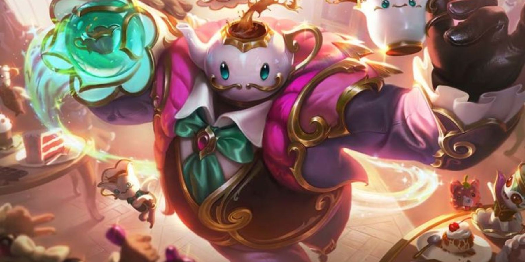 League of Legends Cafe Cuties Bard splash art