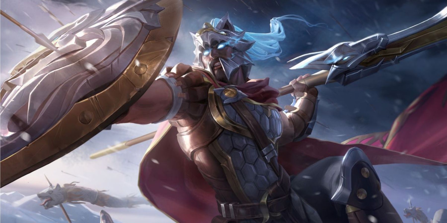 League of Legends Glaive Warrior Pantheon splash art