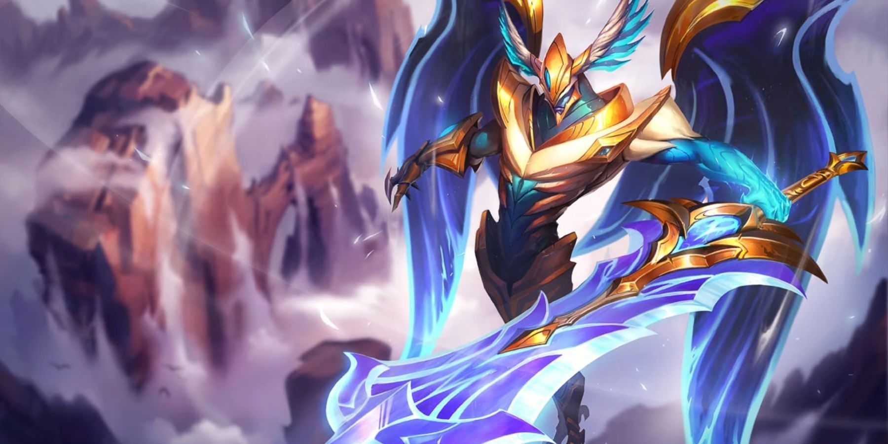 League of Legends Justicar Aatrox splash art