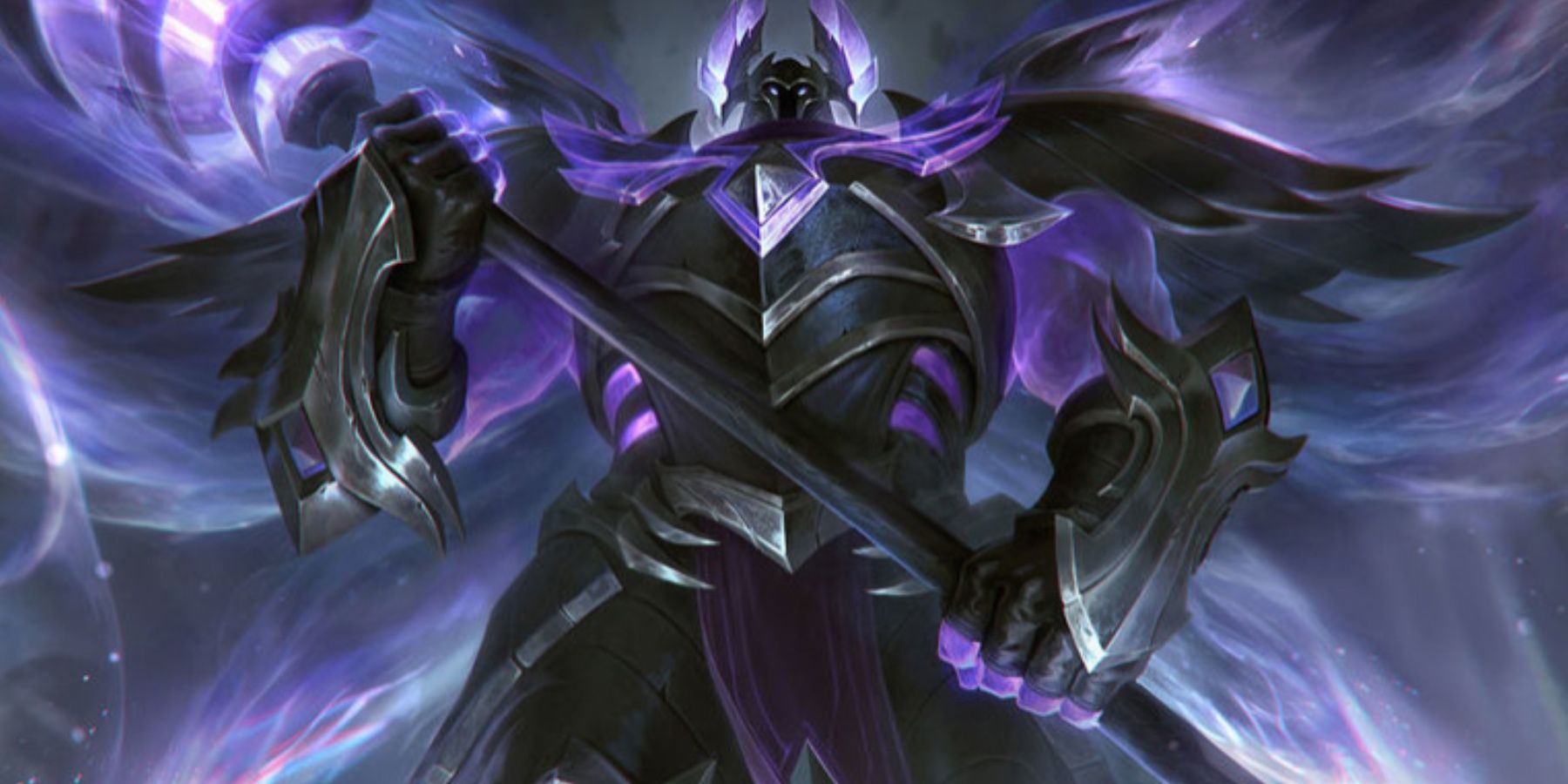 League of Legends Ashen Graveknight Mordekaiser splash art