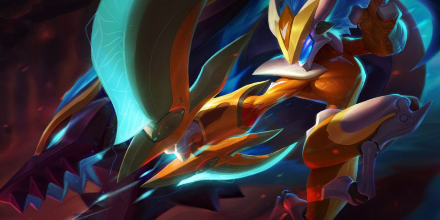 League of Legends Super Galaxy Kindred splash art