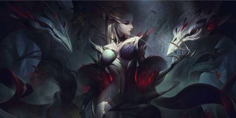 League of Legends Coven Evelynn splash art