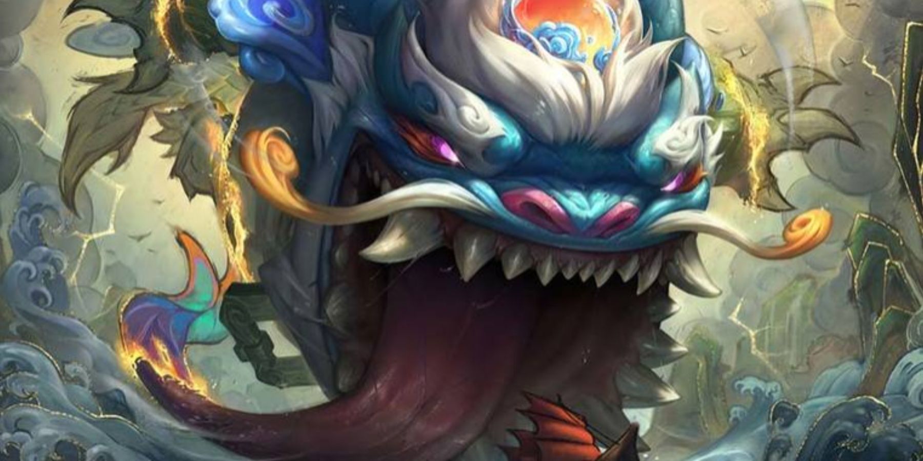 League OF Legends Shan Hai Scrolls Tahm Kench splash art